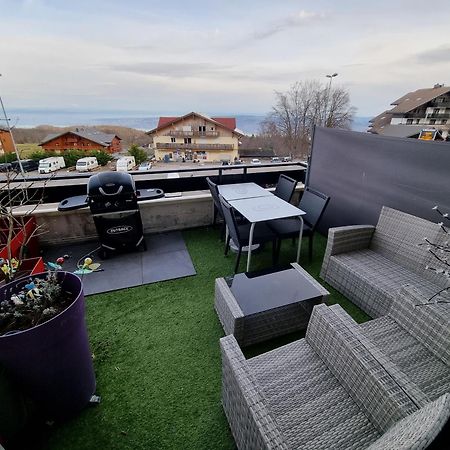 Ferienwohnung Le 21St Thollon-les-Memises Exterior foto