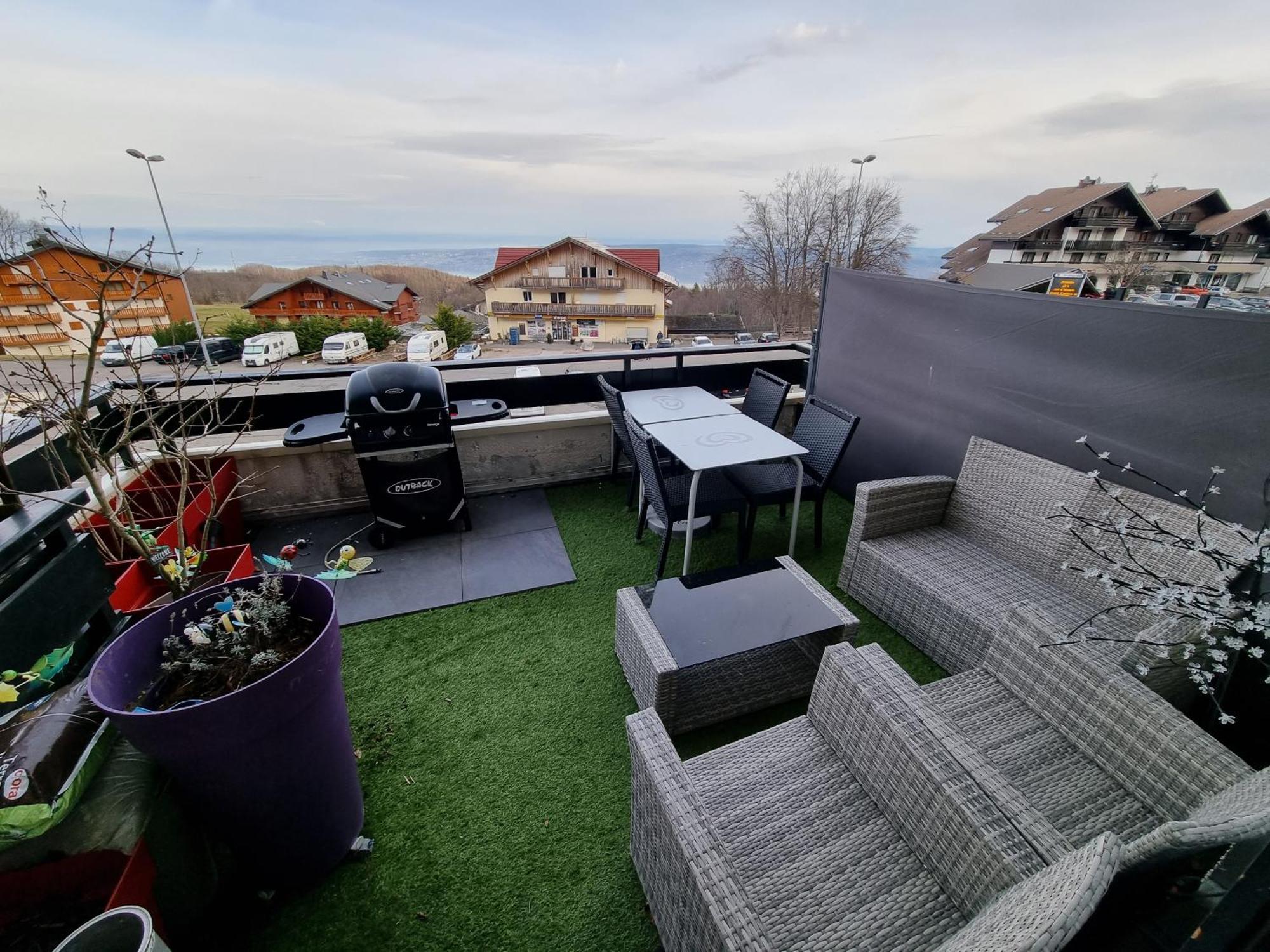 Ferienwohnung Le 21St Thollon-les-Memises Exterior foto